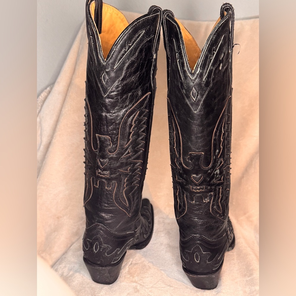 Corral Tall Black Eagle Boots - Picture 5 of 12